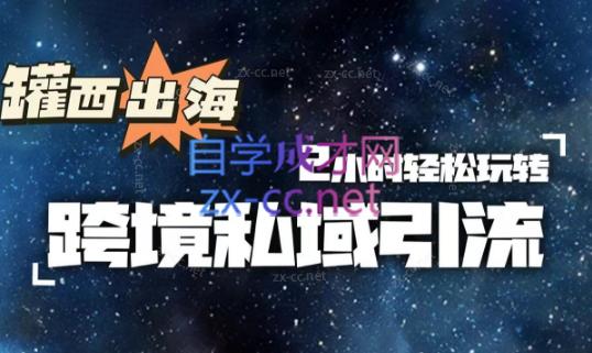 罐西老师·零基础学会跨境私域引流-青禾学社