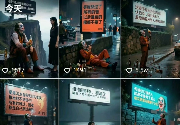 一条视频竟然15W赞!用AI制作小丑自嘲扎心文案视频,当下非常火爆的短视频流量神器-青禾学社