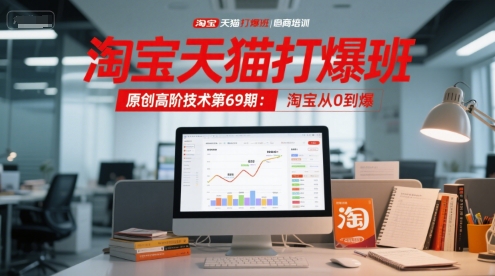 淘宝天猫打爆班原创高阶技术第69期：淘宝从0到爆-青禾学社