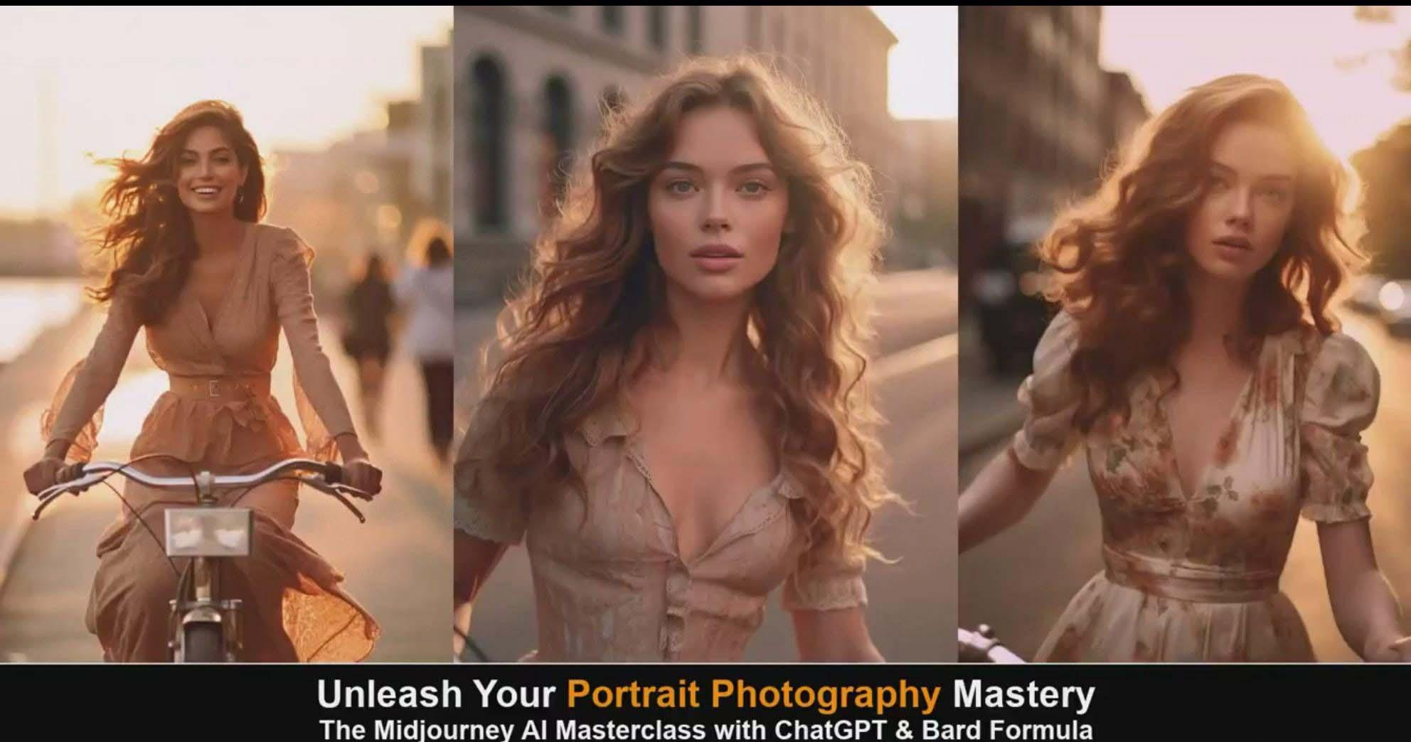 图片[4]-(9312期)Midjourney v5 ChatGPT 和 Bard AI人工智能人像摄影大师班-15节-中英字幕-青禾学社