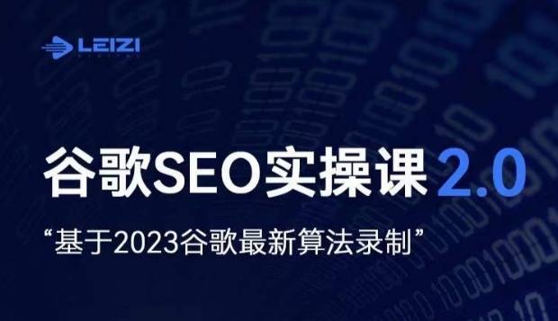 雷子·谷歌SEO 2.0实战课，独立站询盘自由必备，基于2023谷歌最新算法录制-青禾学社