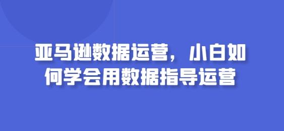 亚马逊数据运营,小白如何学会用数据指导运营-青禾学社