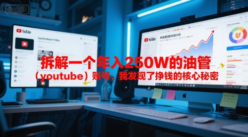 付费文章:拆解一个年入250W的油管(youtube)账号,我发现了挣钱的核心秘密-青禾学社