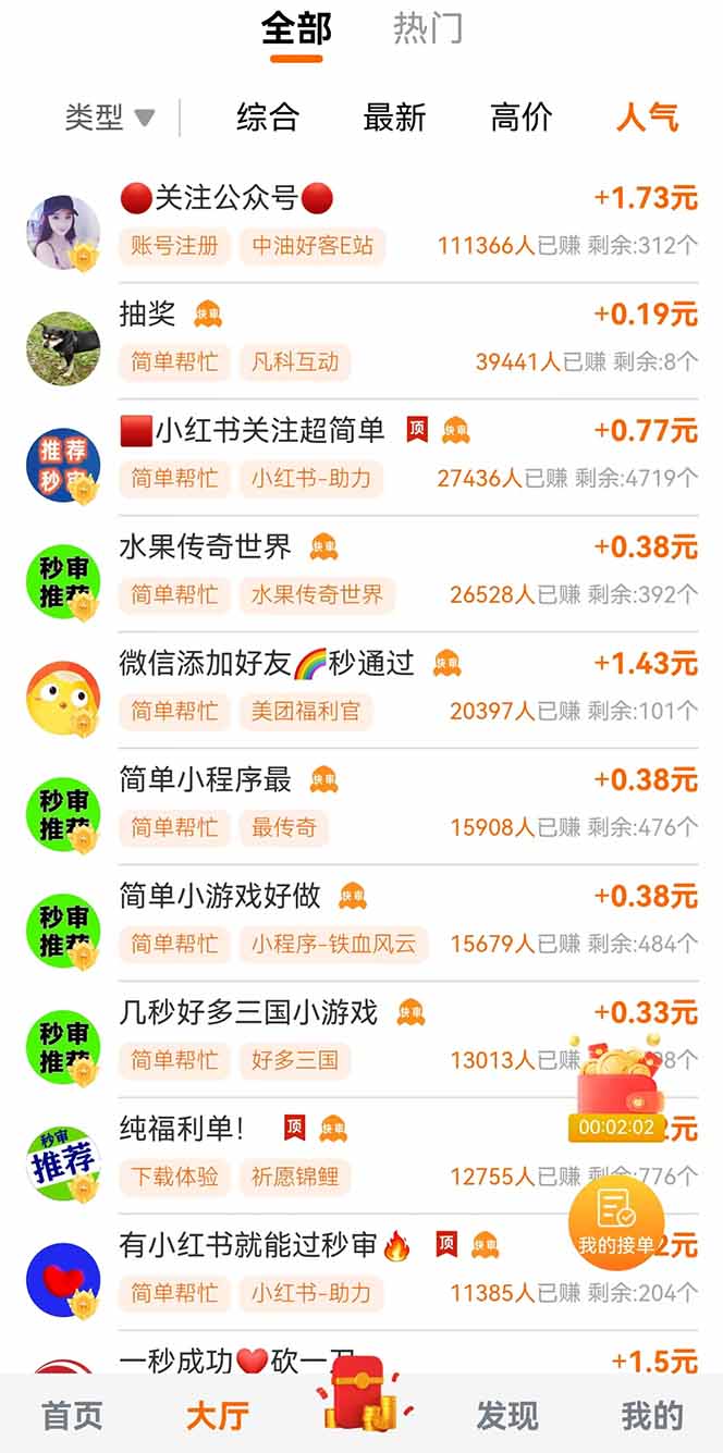 零撸小项目免费分享 点赞助力 无任何门槛 手机随时可做  单日收益200＋-青禾学社