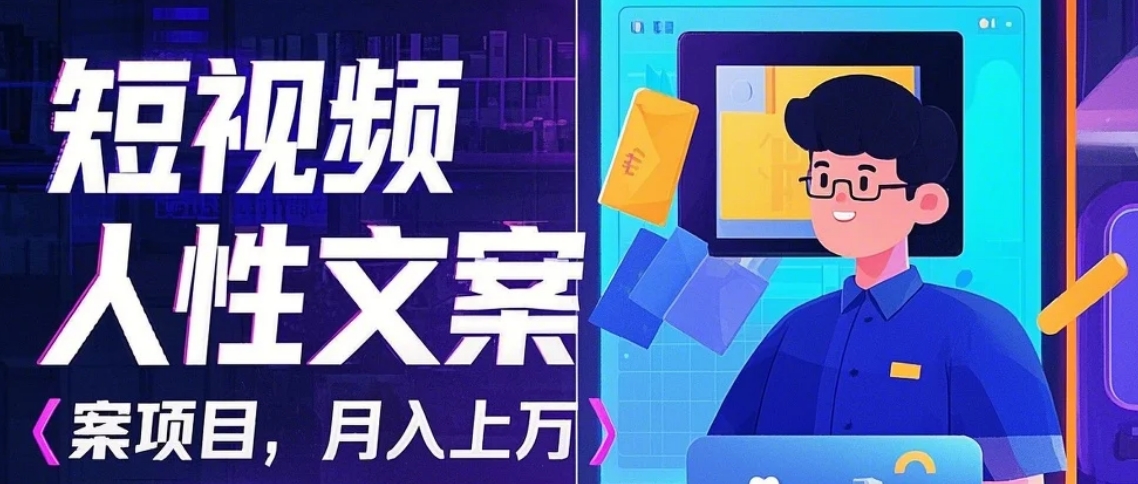 利用AI自动制作短视频人性文案项目:揭秘月入上万的精准流量变现秘籍-青禾学社