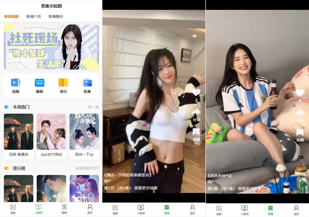 (8542期)小剧场短剧影视系统源码 全开源 带支付收益+会员机制+代理推广等模式【…-青禾学社