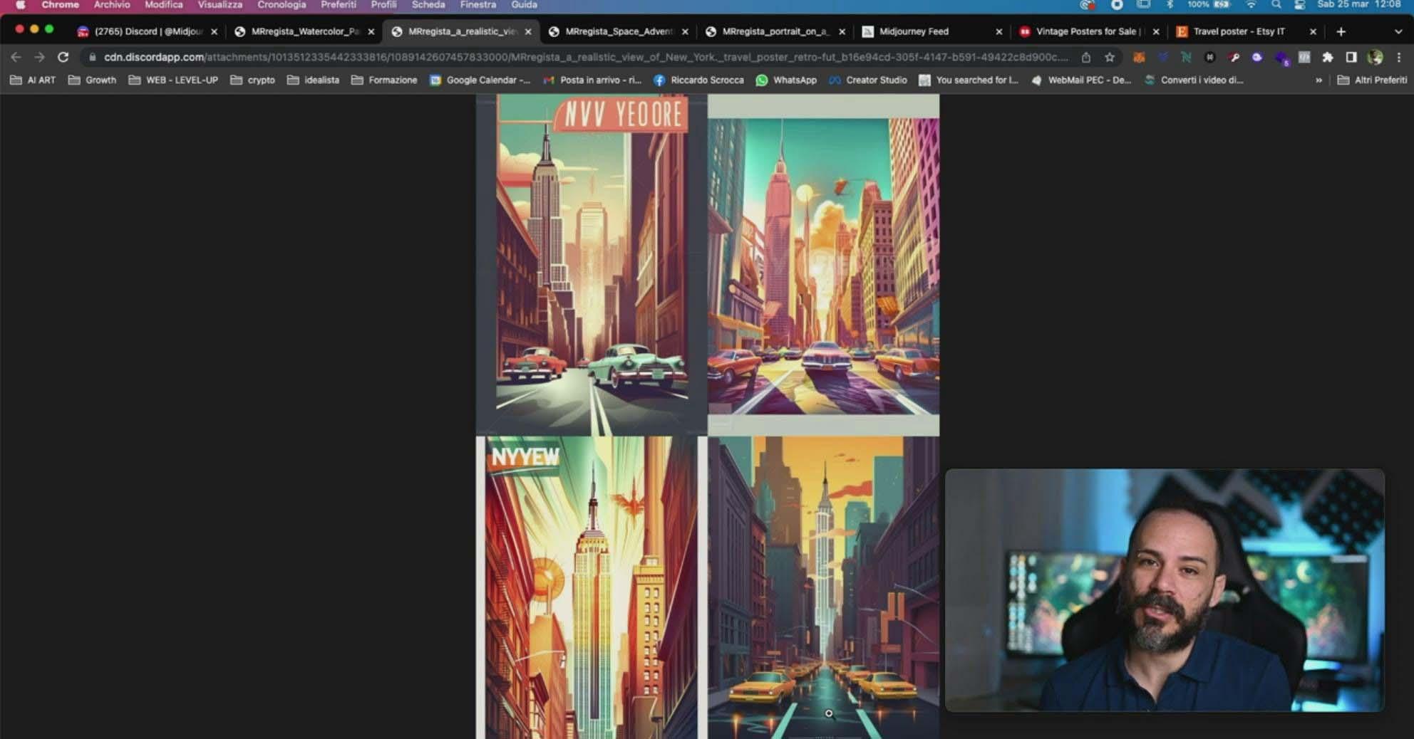 图片[10]-Midjourney AI人工智能创建和销售令人惊叹的海报教程-10节课-中英字幕-青禾学社