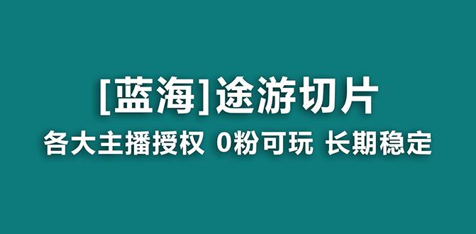 抖音途游切片，龙年第一个蓝海项目，提供授权和素材，长期稳定，月入过万-青禾学社