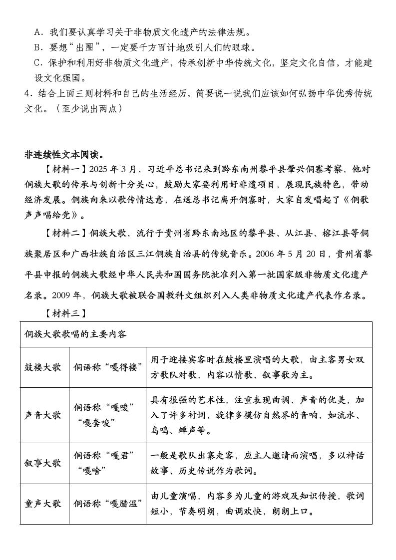 小升初语文【备考复习时文非连续性文本阅读常考考点】-青禾学社
