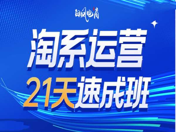 淘系运营21天速成班35期,年前最后一波和2025方向-青禾学社