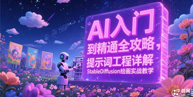 AI入门到精通全攻略，提示词工程详解，StableDiffusion绘画实战教学-青禾学社