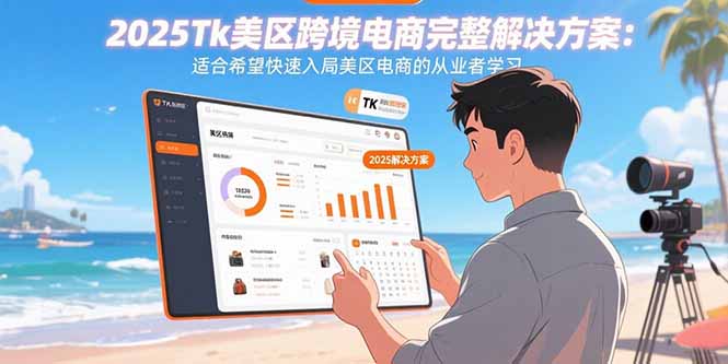 2025Tk美区跨境电商完整解决方案：适合希望快速入局美区电商的从业者学习-青禾学社