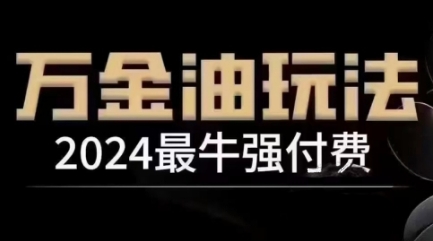 2024最牛强付费，万金油强付费玩法，干货满满，全程实操起飞(更新12月)-青禾学社
