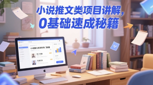 小说推文类项目讲解,0 基础速成秘籍-青禾学社