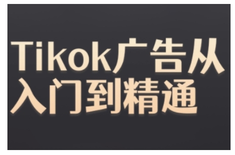 Tiktok Ads实操教程，Tiktok广告从入门到精通-青禾学社