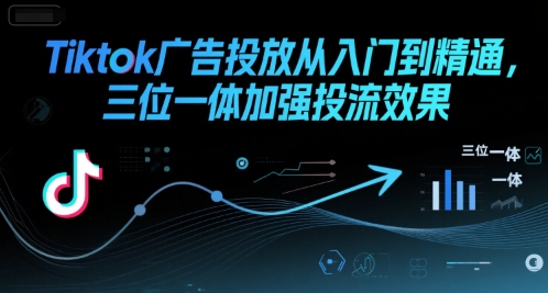Tiktok广告投放从入门到精通，三位一体加强投流效果-青禾学社