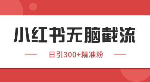 小红书截流同行客源,独家野路子获客玩法 日引200+暴力获客【揭秘】-青禾学社