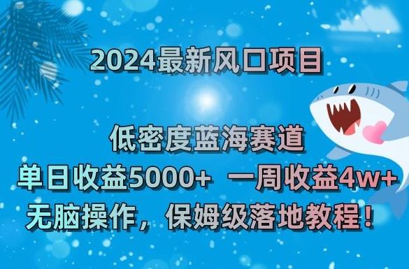 2024最新风口项目,低密度蓝海赛道,单日收益5000+,一周收益4w+!【揭秘】-青禾学社