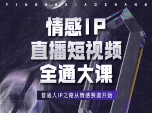 情感IP直播短视频全通大课,普通人IP之路从情感赛道开始-青禾学社