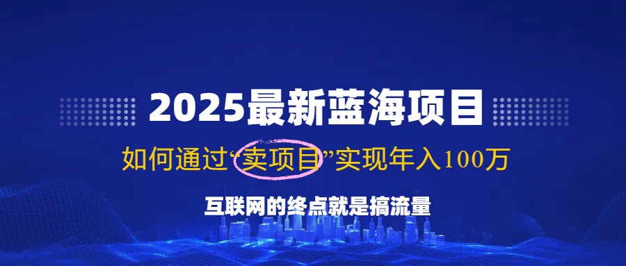 2025最新蓝海项目,零门槛轻松复制,月入10万+,新手也能操作!-青禾学社