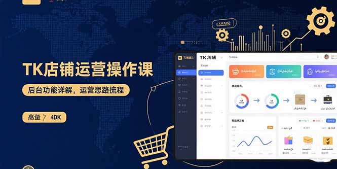 TK店铺运营实操课：后台功能详解，商品上架流程，运营思路拆解-青禾学社