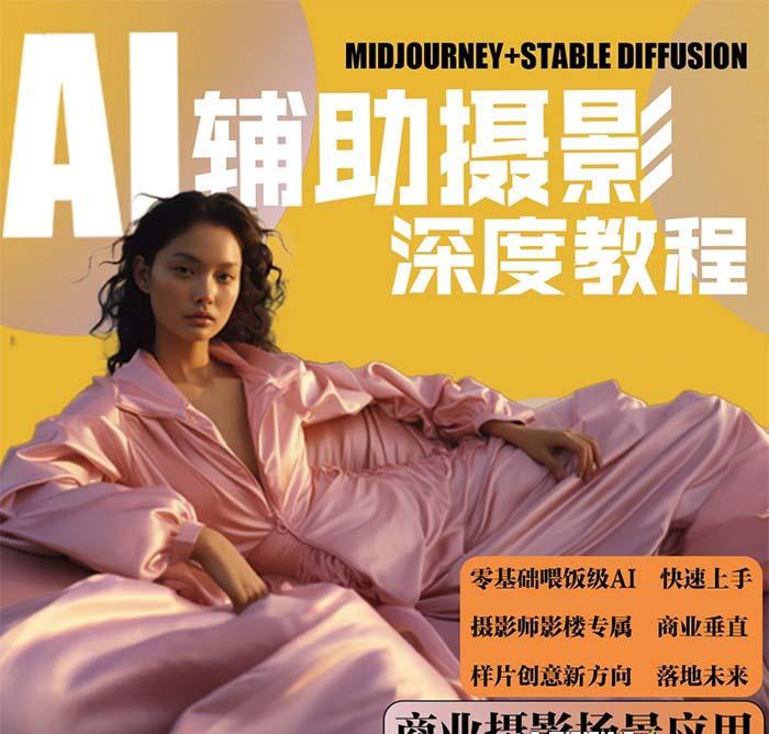 (8727期)2024年AI辅助摄影人工智能商业应用摄影课程(37节课)-青禾学社